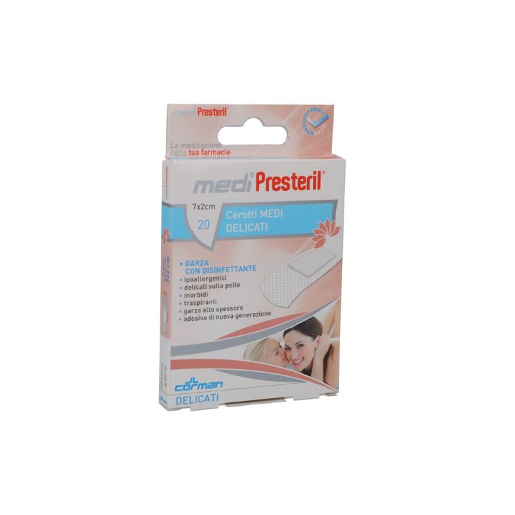 MEDIPRESTERIL CEROTTI DELICATI 7X2CM 20 PEZZI - DISPOSITIVO MEDICO CE