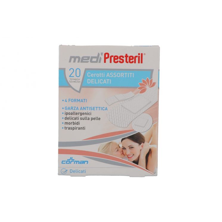 MEDIPRESTERIL CEROTTI DELICATI ASSORTITI 4 FORMATI - DISPOSITIVO MEDICO CE
