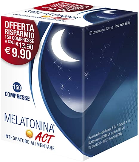MELATONINA ACT 1MG 150 COMPRESSE
