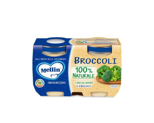 MELLIN OMOGENEIZZATO BROCCOLI 2X125 GRAMMI