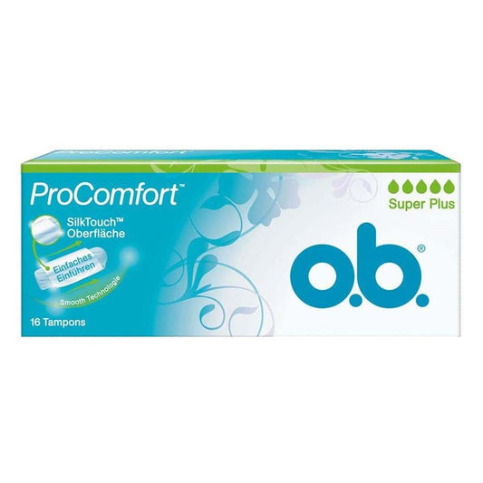 OB SUPER PLUS PRO COMFORT PER FLUSSO MOLTO INTENSO O POST PARTO 16 PEZZI