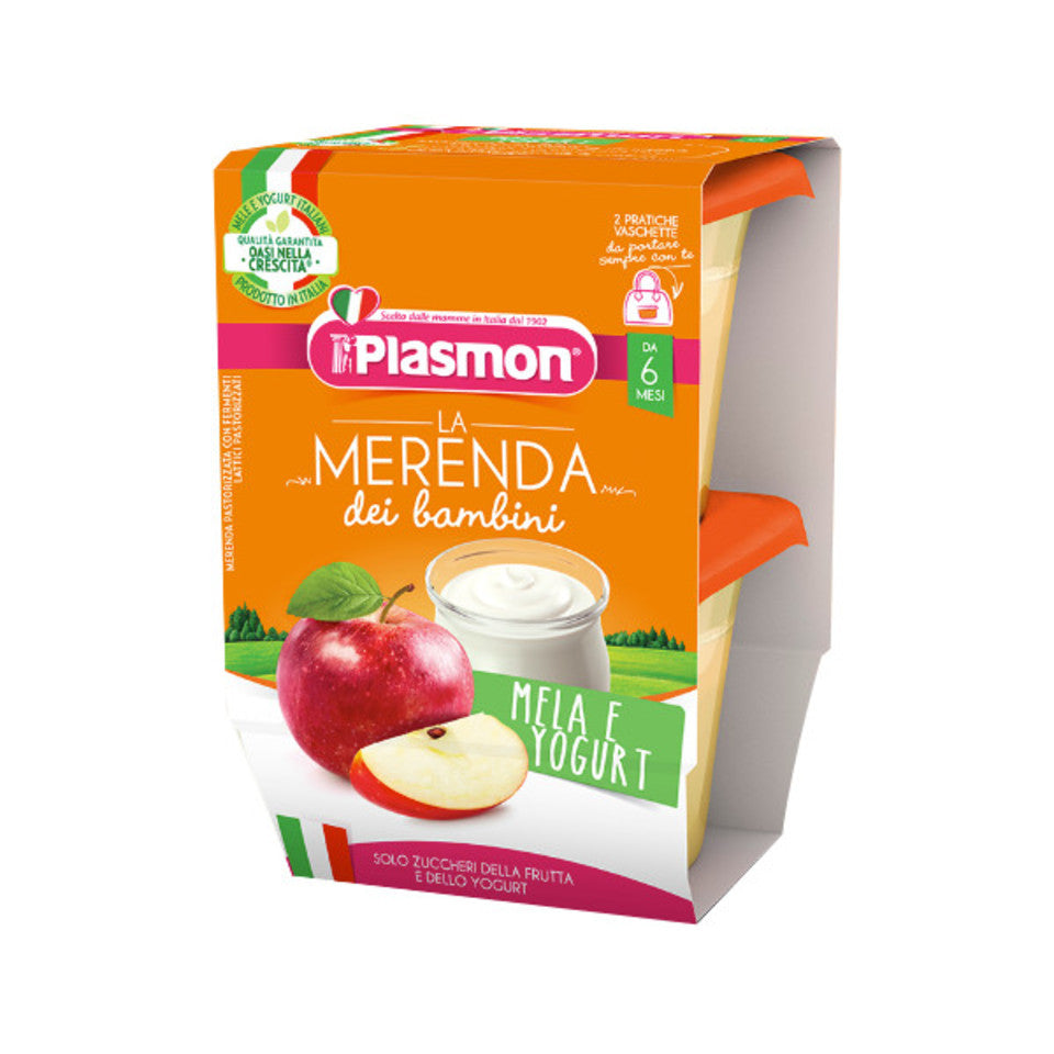 PLASMON MELA YOGURT 2X120 GRAMMI