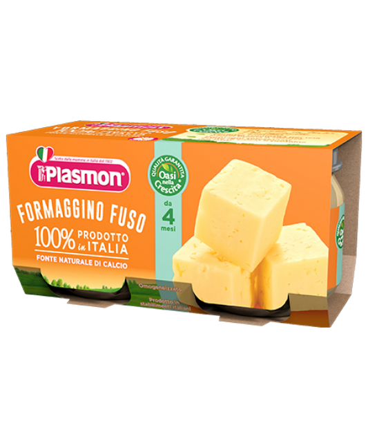 PLASMON OMOGENEIZZATO FORMAGGINO FUSO 2X80 GRAMMI