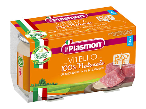 PLASMON OMOGENEIZZATO VITELLO 2X80 GRAMMI