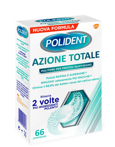 POLIDENT AZIONE TOTALE 66 COMPRESSE