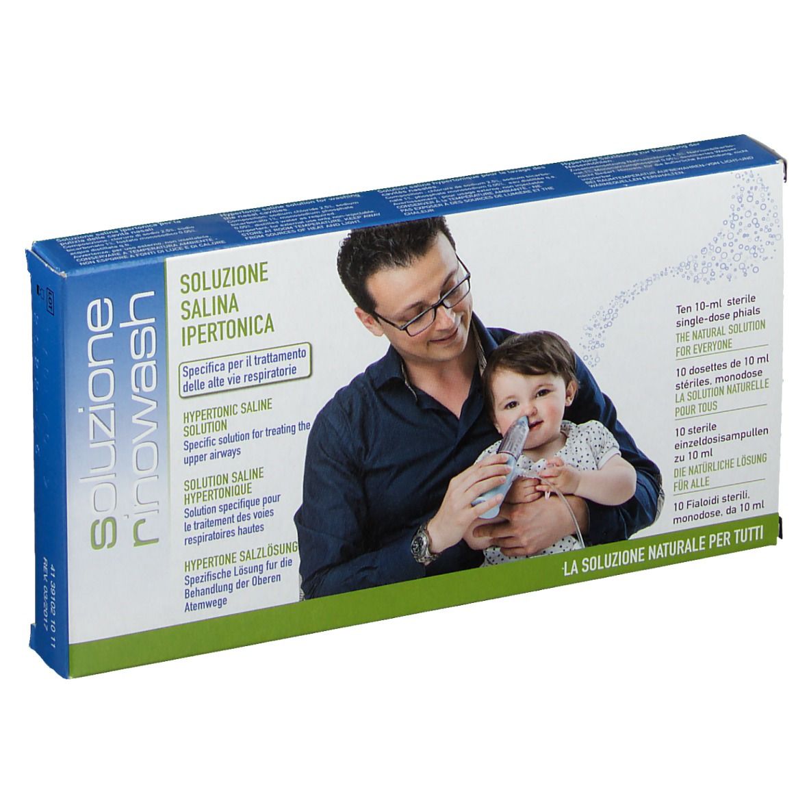 RINOWASH SOLUZIONE SALINA 10 FLACONCINI 10ML