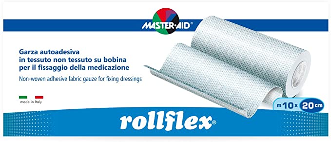 MASTER-AID ROLLFLEX GARZA AUTOADESIVA 10 METRI X 20CM - DISPOSITIVO MEDICO CE