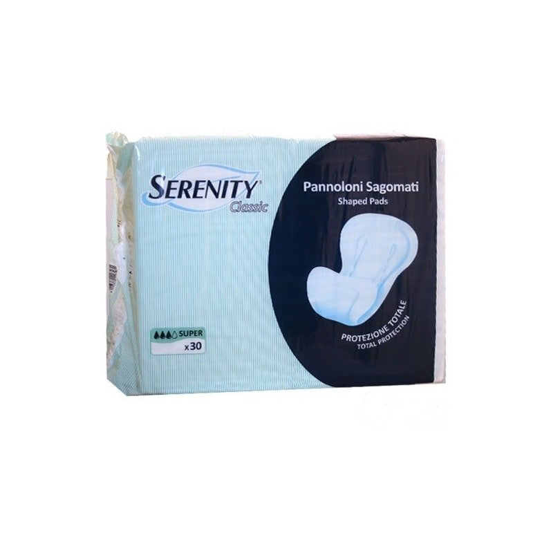 SERENITY CLASSIC PANNOLONE SAGOMATO SUPER 30 PEZZI