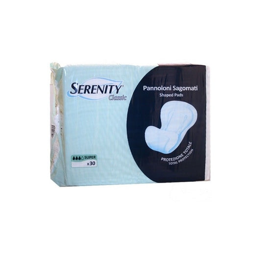SERENITY CLASSIC PANNOLONE SAGOMATO SUPER 30 PEZZI