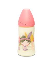 SUAVINEX BIBERON 3POSIZIONI 270ML INDIANA ROSA