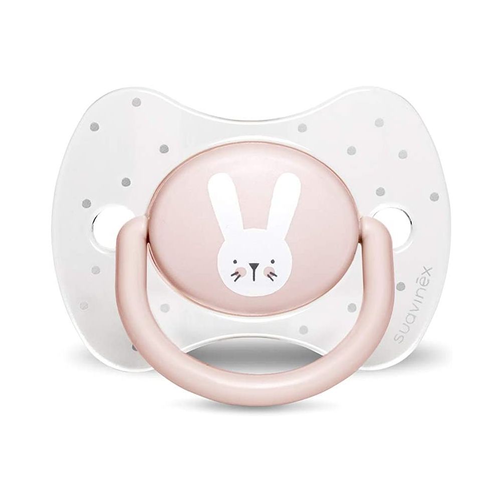 SUAVINEX HYGGE SUCCHIETTO ANATOMICO 0-6 MESI CONIGLIO POIS ROSA