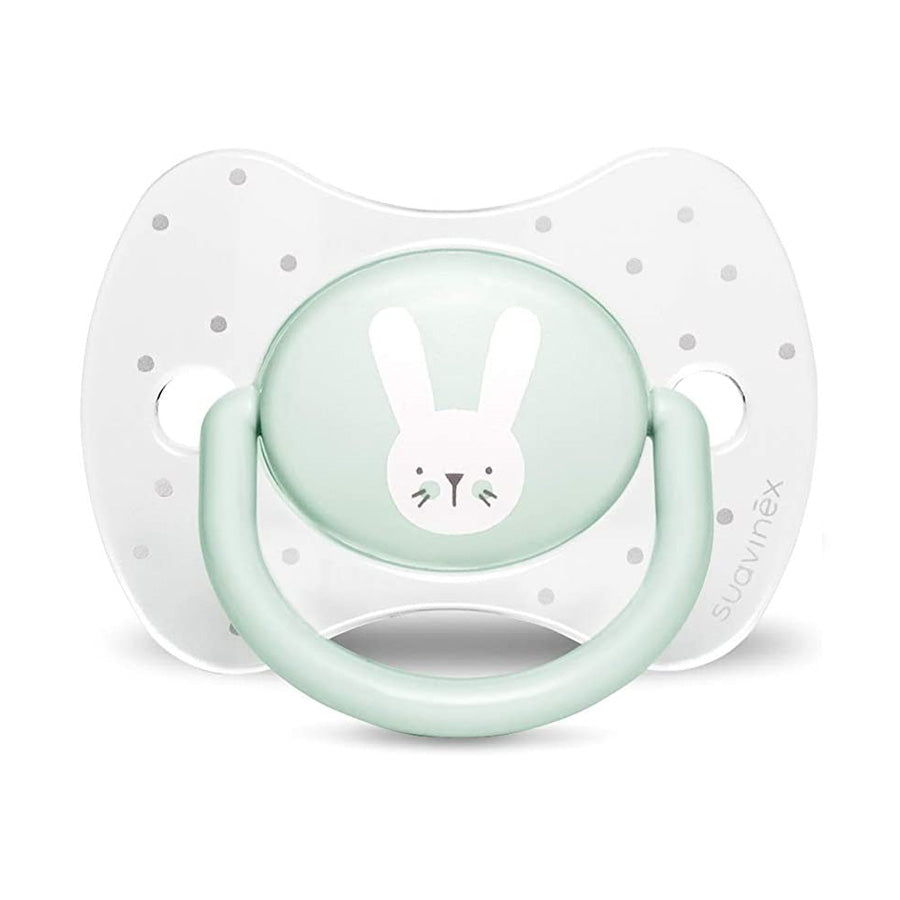 SUAVINEX HYGGE SUCCHIETTO ANATOMICO 0-6 MESI CONIGLIO POIS VERDE