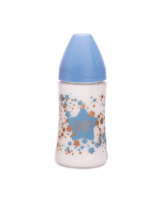 SUAVINEX PREMIUM BIBERON ANATOMICO 270ML AZZURRO