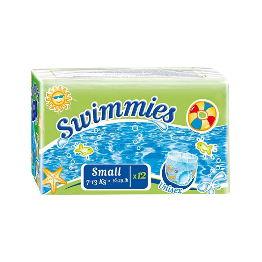SWIMMIES PANTS 7-13KG SMALL 12 PEZZI