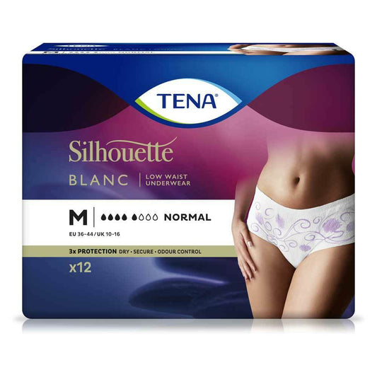 TENA SILHOUETTE BIANCO M 12 PEZZI