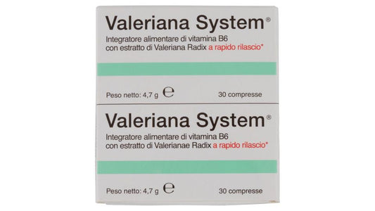 VALERIANA SYSTEM 30 COMPRESSE + 30 COMPRESSE