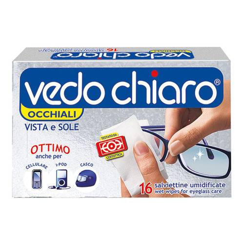 VEDO CHIARO 16 SALVIETTINE UMIDIFICATE PER OCCHIALI