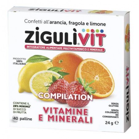 ZIGULI COMPILATION VITAMINE E MINERALI 40 CONFETTI