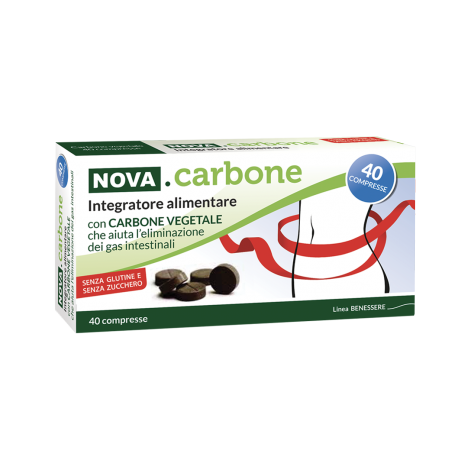 Nova Carbone Vegetale 40 Compresse