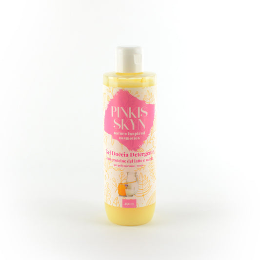 PINKIS SKYN GEL DOCCIA DETERGENTE CON PROTEINE DEL LATTE E MIELE 250ML