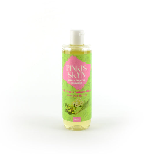 PINKIS SKYN GEL DOCCIA ANTIOSSOSSIDANTE CON ESTRATTI DI 7 ERBE 250ML