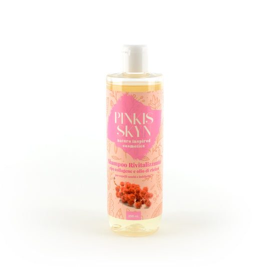 PINKIS SKYN SHAMPOO RIVITALIZZANTE CON COLLAGENE ED OLIO DI RICINO 250ML