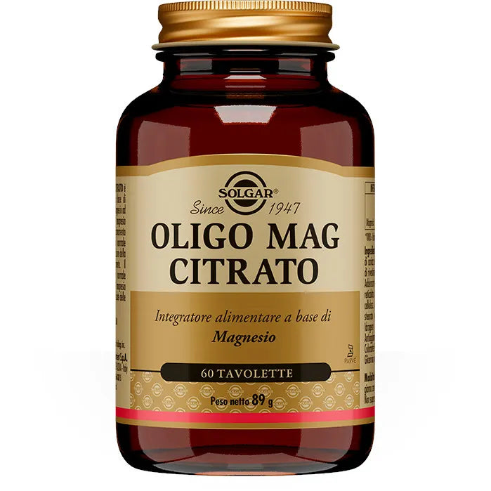 OLIGO MAG CITRATO 60 TAVOLETTE SOLGAR