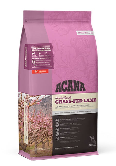 Acana Grass-Fed Lamb Recipe Crocchette Agnello Per Cane Sacco 2kg