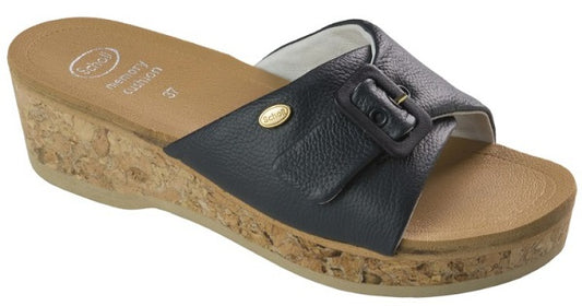 WAPPY LEATHER W NAVY BLUE 36