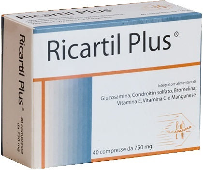 RICARTIL PLUS 40CPR 750MG