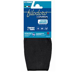 COMFORT TRAVEL Calza Uomo Nero 38-40 S