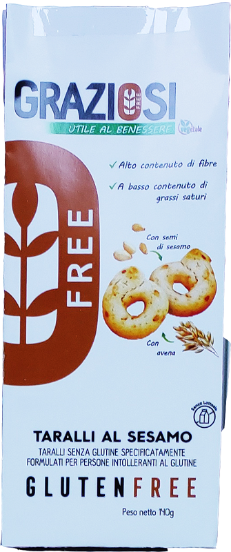 GRAZIOSI Taralli Sesamo 140g