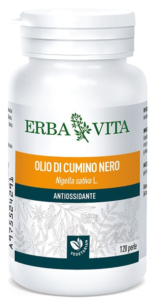 OLIO Cumino Nero 120 Perle ErbaVita