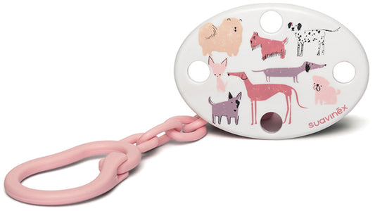 SUAVINEX CLIP OV CANE ROSA