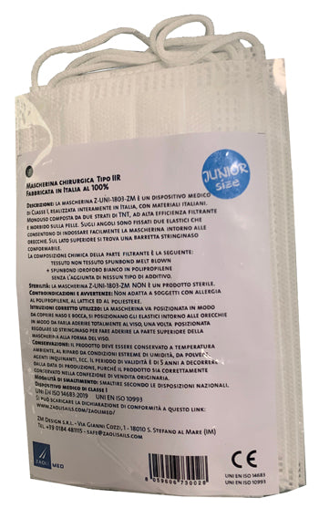 MASCHERINA CHIR ZM BB 10PZ