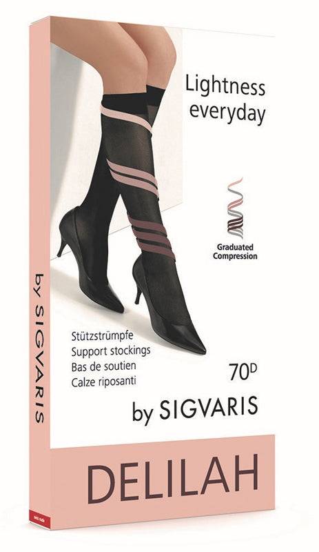 SIGVARIS DELILAH FLAT Gambal.PC 2 Nero
