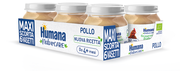 HUMANA OMOG POLLO BIO 6X80G