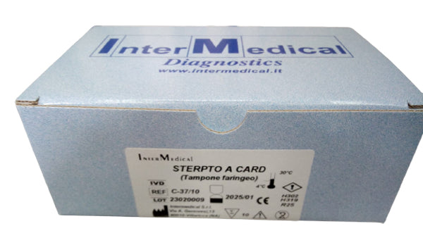 TEST STREPTO A INTERMEDICAL 10PZ