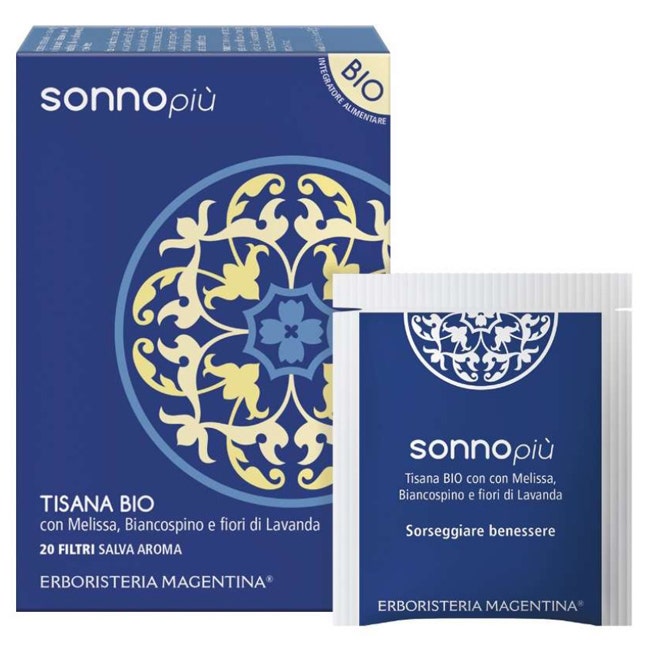 Erboristeria Magentina Sonno Più Tisana Bio 20 Filtri
