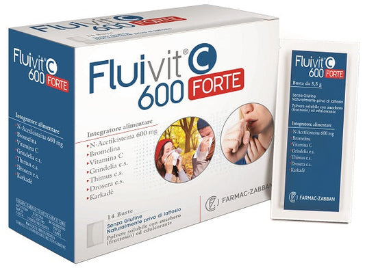 Fluivit c 600 Forte 14 Bustine
