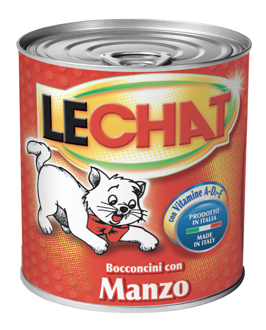 Lechat Classico Gatto Manzo Bocconcini 720 g
