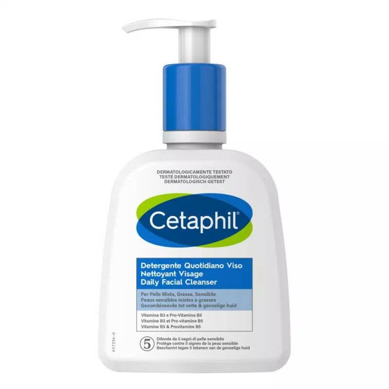 Cetaphil Detergente Quotidiano Viso Pelle Mista Grassa 470ml