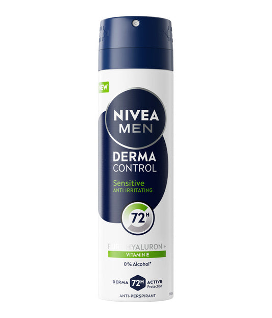 Nivea Men Derma Control Sensitive Deodorante Antitraspirante Spray 72H 150ml