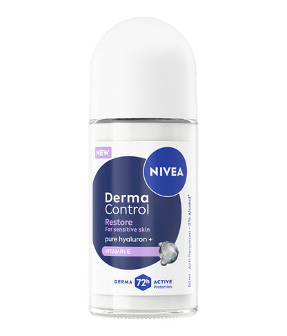 Nivea Derma Control Restore Deodorante Antitraspirante Roll-On 72H 50ml