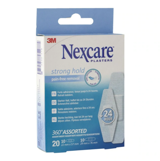 NEXCARE CEROTTO STRONG HOLD 20 PEZZI ASSORTITI