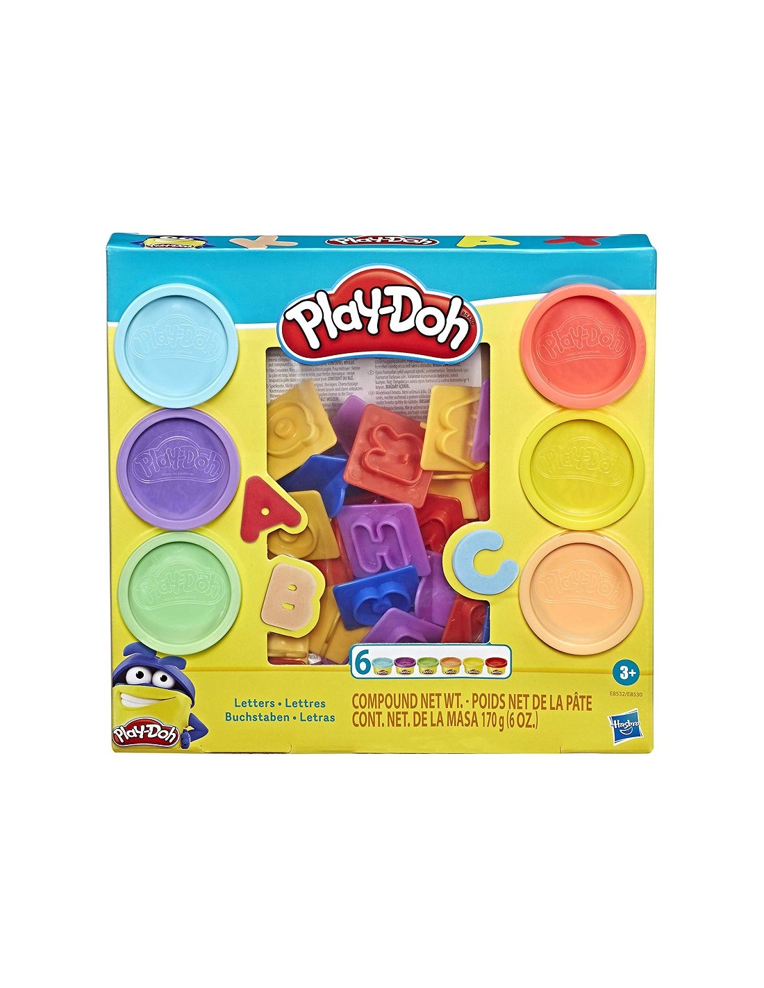 HASBRO PLAY-DOH FORME DIVERTENTI LETTERE