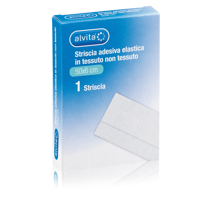 Alvita Striscia Elastica Adesiva TNT 1 Pezzo 50x6cm