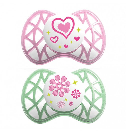 NUVITA 2 SUCCHIETTI CON TETTARELLA ORTODONTICA 0+ MESI BIMBA