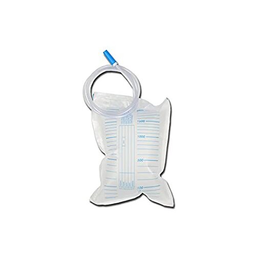 SACCA RACCOGLITORE URINA 2 LITRI TUBO 90CM SENZA SCARICO 30 PEZZI ZABBAN