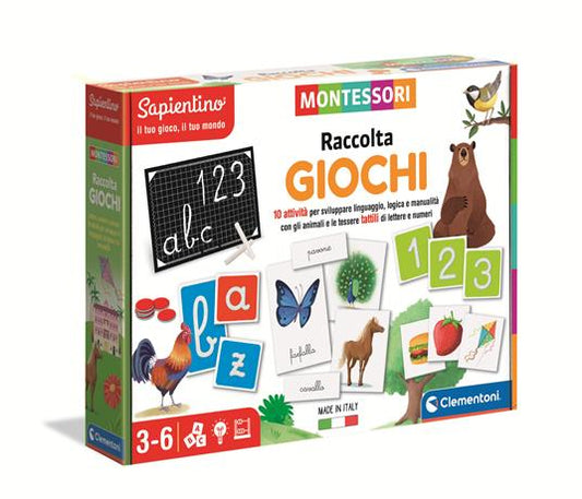 CLEMENTONI SAPIENTINO MONTESSORI RACCOLTA GIOCHI